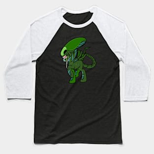 My Little Xenomorph Acid Green Baseball T-Shirt